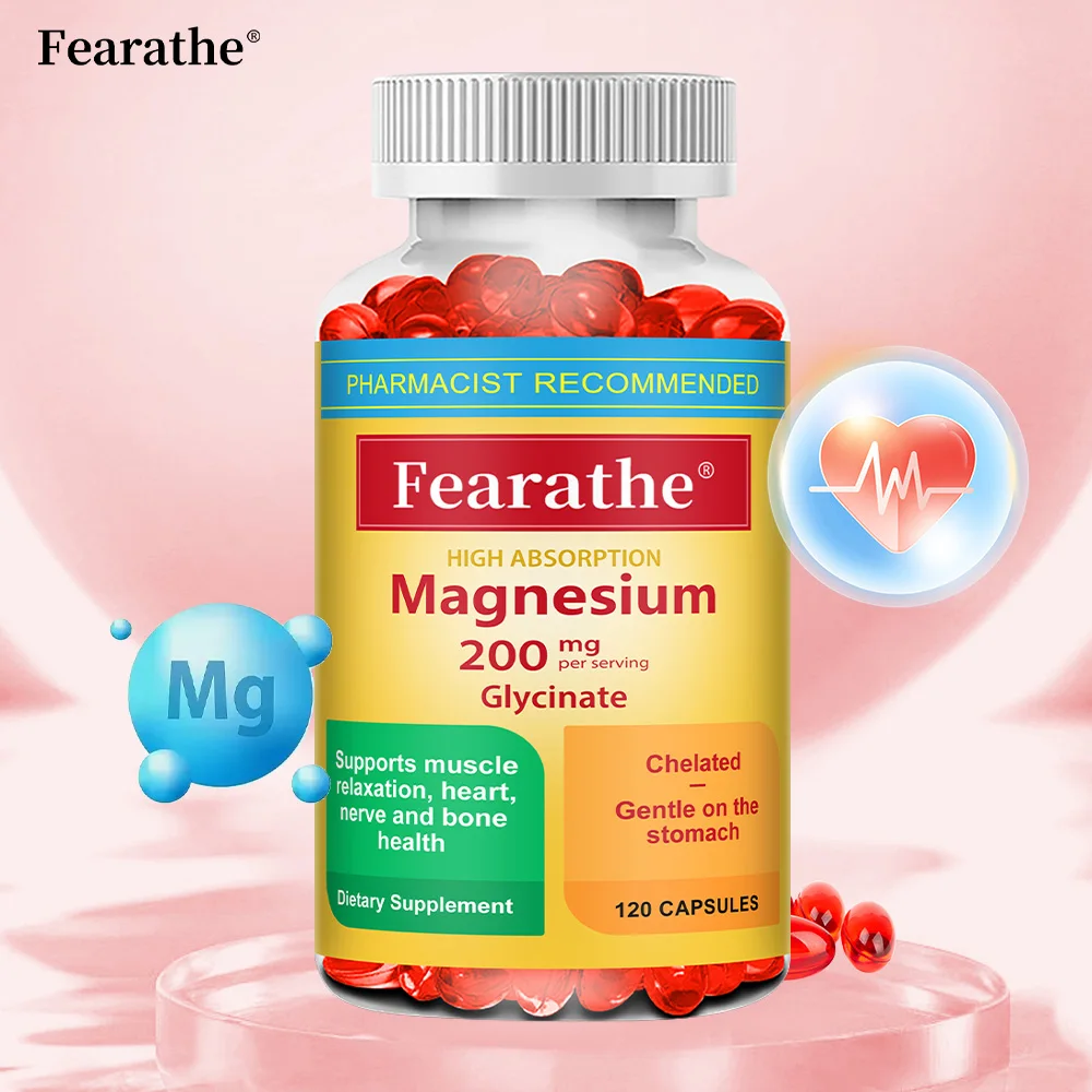 Magnesium Glycinate - Improve Cardiovascular Health, Reduce Stress, and Promote Healthy Sleep, Muscle Growth, Non-GMO
Magnesium Glycinate - Improve Cardiovascular Health, Reduce Stress, and Promote Healthy Sleep, Muscle Growth, Non-GMO