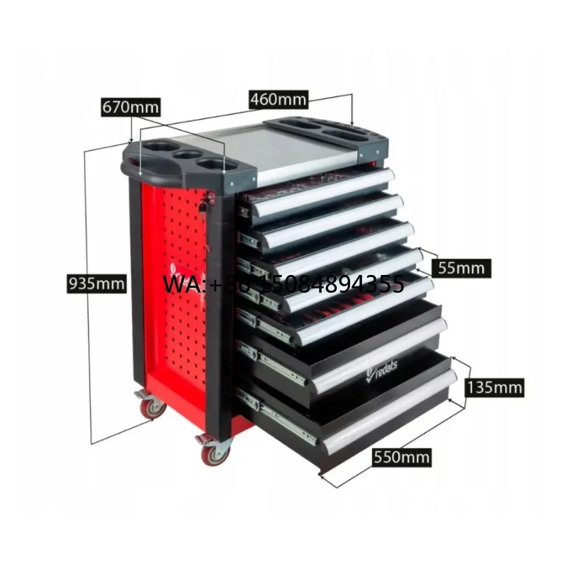 CE Certified 7-Drawer Heavy Duty Stainless Steel Metal Iron Tool Cabinet OEM Supported for Storage in Workshop or Office
CE Certified 7-Drawer Heavy Duty Stainless Steel Metal Iron Tool Cabinet OEM Supported for Storage in Workshop or Office