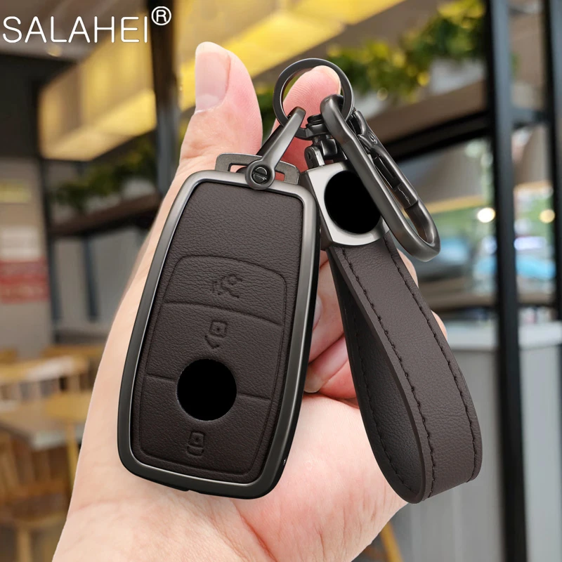 Leather Car Remote Key Case Cover Bag for Mercedes Benz A C E S G Class GLC CLE CLA W177 W205 W213 W222 X167 AMG Car Accessories
Leather Car Remote Key Case Cover Bag for Mercedes Benz A C E S G Class GLC CLE CLA W177 W205 W213 W222 X167 AMG Car Accessories