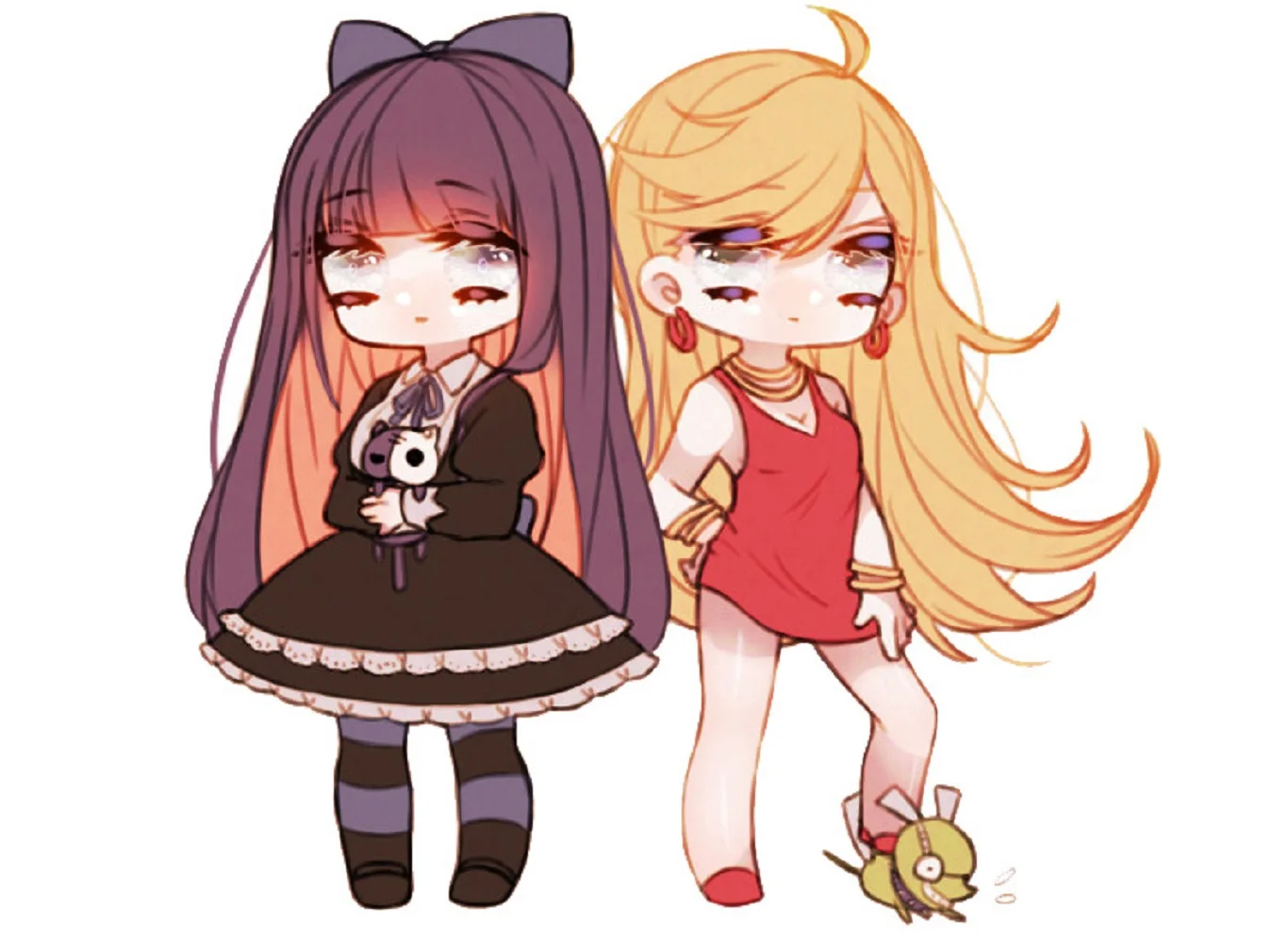 Anime Panty & Stocking with Garterbelt Younger Sister Anarchy Stocking Cosplay Costume Gothic Maid Lolita Dress
Anime Panty & Stocking with Garterbelt Younger Sister Anarchy Stocking Cosplay Costume Gothic Maid Lolita Dress
