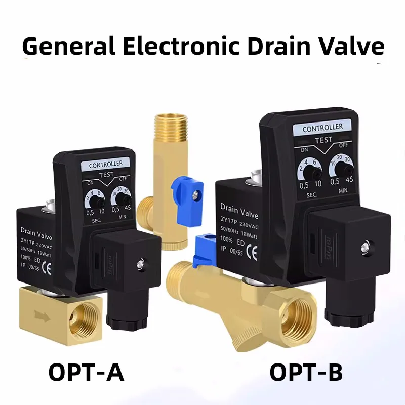 Air Compressor Electronic Drainage Valve Timer Controller Automatic Air Storage Tank G1/2 Solenoid Valve Air Pump Discharge OPT
Air Compressor Electronic Drainage Valve Timer Controller Automatic Air Storage Tank G1/2 Solenoid Valve Air Pump Discharge OPT