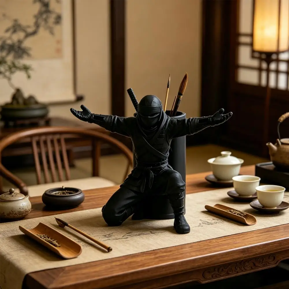 Handmade Pen Holder 3d Printed Ninja Pen Holder Desk Organizer Unique Pencil Marker Stand Office Supplies Gift for Students
Handmade Pen Holder 3d Printed Ninja Pen Holder Desk Organizer Unique Pencil Marker Stand Office Supplies Gift for Students