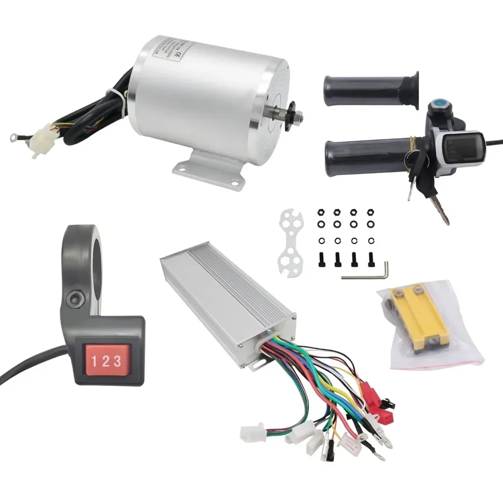 48V 2000W Electric Brushless DC Motor Kit, 4300RPM High Speed DC Motor, with LCD Twist Throttle 3 Speed Switch, for E-Bike Scoot
48V 2000W Electric Brushless DC Motor Kit, 4300RPM High Speed DC Motor, with LCD Twist Throttle 3 Speed Switch, for E-Bike Scoot