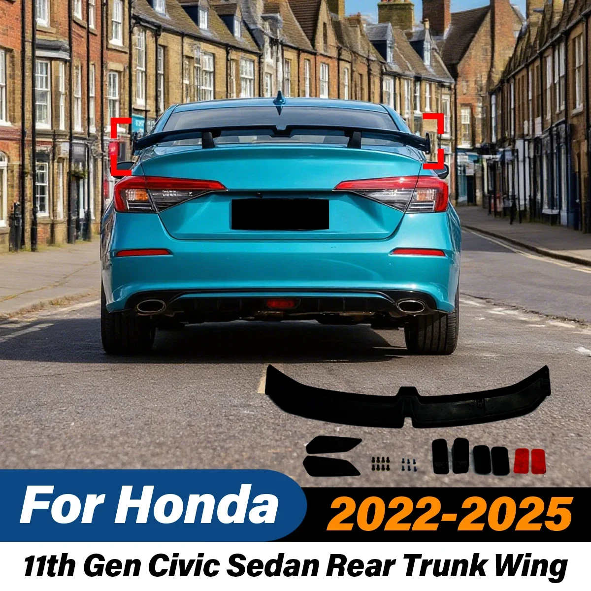 For Honda 11th Gen Civic Sedan 2022 2023 2024 2025 PRO Style Rear Trunk Wing Rear Roof Tail Lid Lip Spoiler Exterior Accessories
For Honda 11th Gen Civic Sedan 2022 2023 2024 2025 PRO Style Rear Trunk Wing Rear Roof Tail Lid Lip Spoiler Exterior Accessories