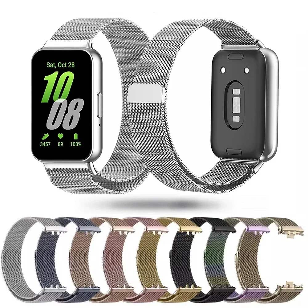 Magnetic Strap for Samsung Galaxy Fit 3 Accessories wristband Stainless Steel Metal belt Bracelet Correa Galaxy Fit3 watch band
Magnetic Strap for Samsung Galaxy Fit 3 Accessories wristband Stainless Steel Metal belt Bracelet Correa Galaxy Fit3 watch band