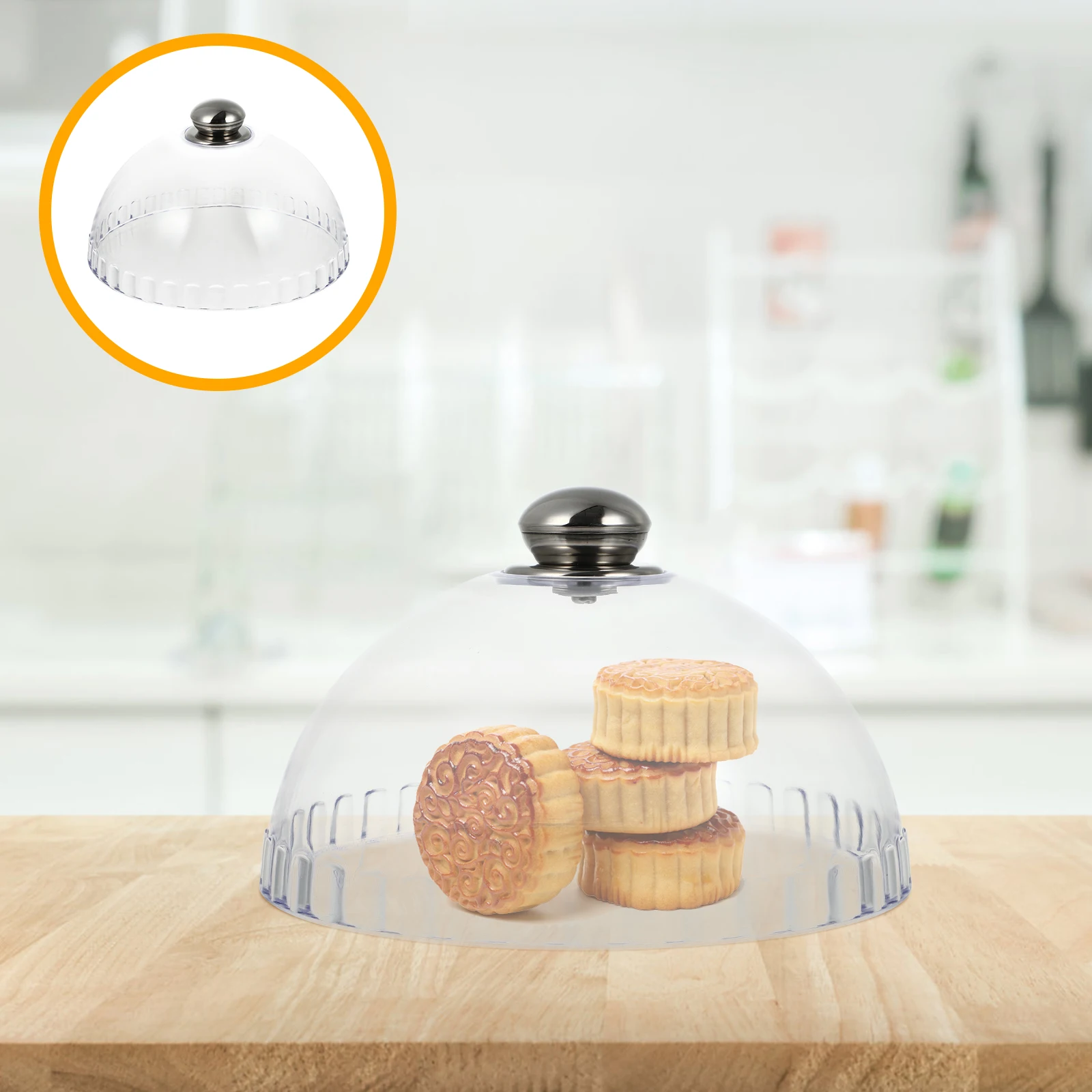 Plastic Transparent Food Dessert Dome Cover Kitchen Cake Protective Cover Lightweight Practical Clear Protector 
Plastic Transparent Food Dessert Dome Cover Kitchen Cake Protective Cover Lightweight Practical Clear Protector