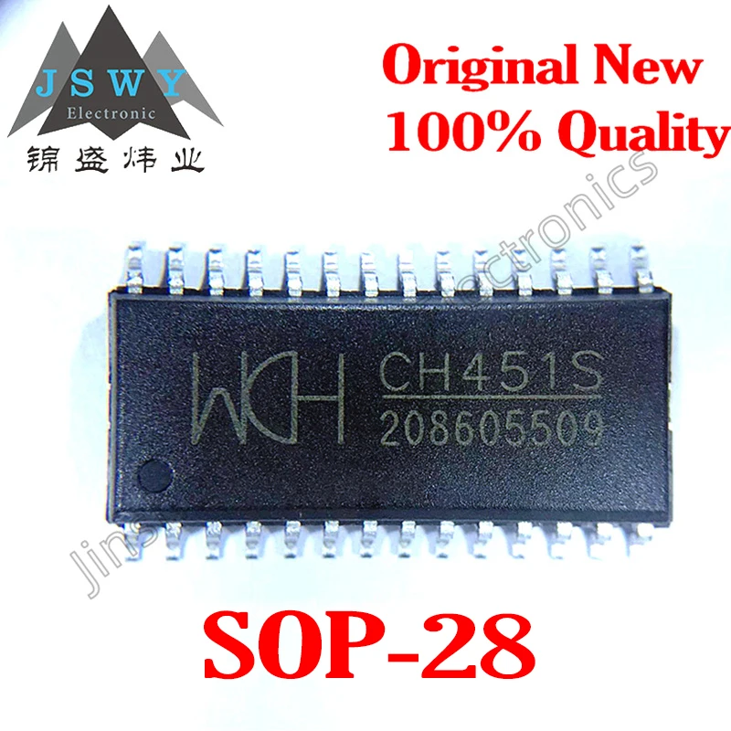(5/20 pieces) CH451S CH451 SOP-28 original stock/functional peripheral chip/new stock/electronic original/fast delivery
(5/20 pieces) CH451S CH451 SOP-28 original stock/functional peripheral chip/new stock/electronic original/fast delivery