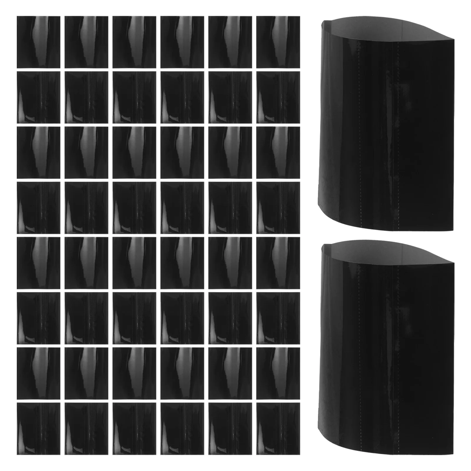 200Pcs Bottle Neck Shrink Wrap Black 60x50mm Leak Proof Shrink Bands Airtight Seals for Essential Oil Bottles Small
200Pcs Bottle Neck Shrink Wrap Black 60x50mm Leak Proof Shrink Bands Airtight Seals for Essential Oil Bottles Small