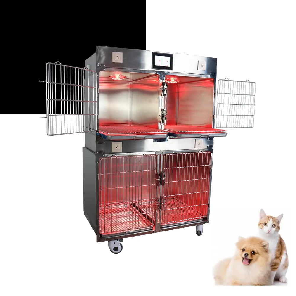 Manufacturing Wholesale Cheapest Price Cats Dogs Pet Veterinary Hospital Inpatient Cage with Heating Function
Manufacturing Wholesale Cheapest Price Cats Dogs Pet Veterinary Hospital Inpatient Cage with Heating Function