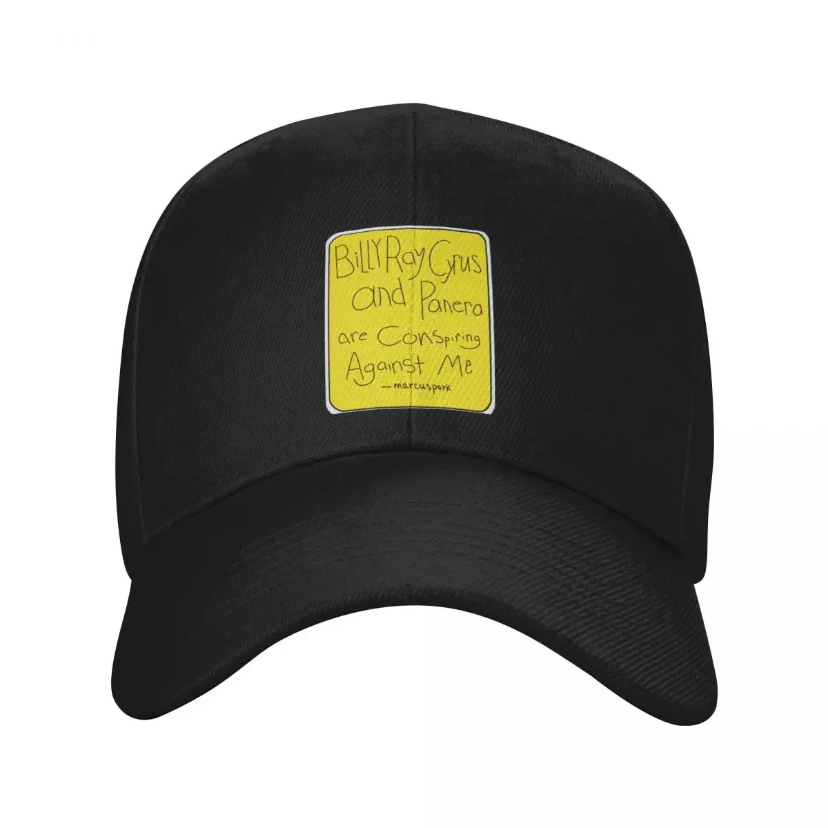 Marcus Pork: Billy Ray Cyrus and Panera are Conspiring Against Me Baseball Cap Streetwear Hip Hop |-F-| Hat men Women Hats Men's
Marcus Pork: Billy Ray Cyrus and Panera are Conspiring Against Me Baseball Cap Streetwear Hip Hop |-F-| Hat men Women Hats Men's