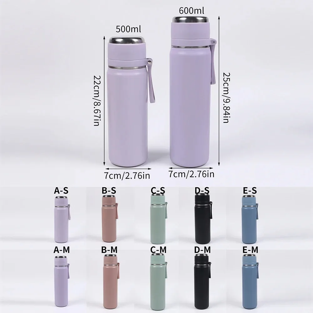 500/600ML Stainless Steel Thermal Water Bottle Keep Cold and Hot Thermo Cafe Coffee Mug Leakproof Travel Thermos Bottle 24 S28fb29b22f89496ca5487658251f0daa4