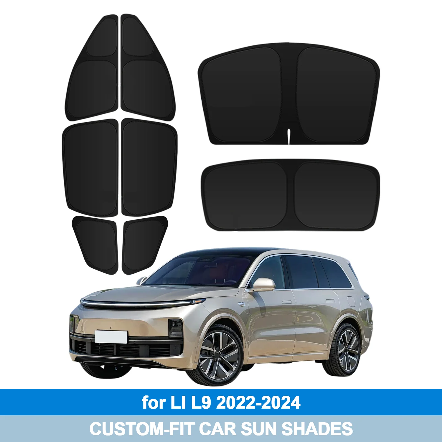For LI L9 2022-2024 Windshield Sun Shade Side Window Shades Cover Sun Visor Shield Privacy Protection Car Accessories
For LI L9 2022-2024 Windshield Sun Shade Side Window Shades Cover Sun Visor Shield Privacy Protection Car Accessories