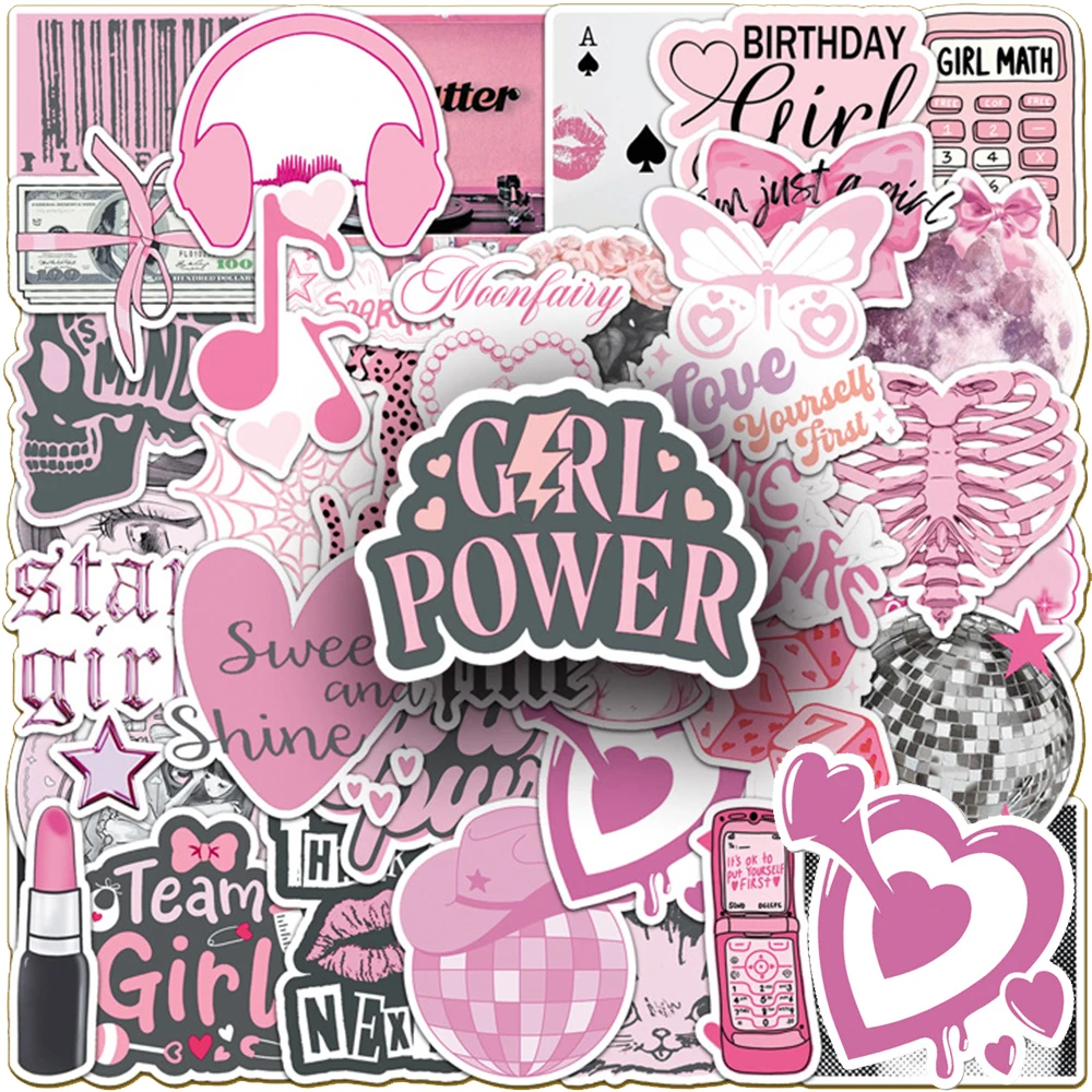 10/30/50pcs Cute Pink Aesthetic Cartoon Graffiti Stickers Kawaii Girl DIY Skateboard Helmet Notebook INS Decoration Sticker Gift
10/30/50pcs Cute Pink Aesthetic Cartoon Graffiti Stickers Kawaii Girl DIY Skateboard Helmet Notebook INS Decoration Sticker Gift