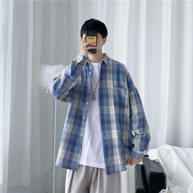 2023 Men Plaid Contrast Color Shirt Summer New Long-Sleeved Anti-wrinkle Stripe Shirt Fashion Casual Comfortable Male Shirt R02
2023 Men Plaid Contrast Color Shirt Summer New Long-Sleeved Anti-wrinkle Stripe Shirt Fashion Casual Comfortable Male Shirt R02