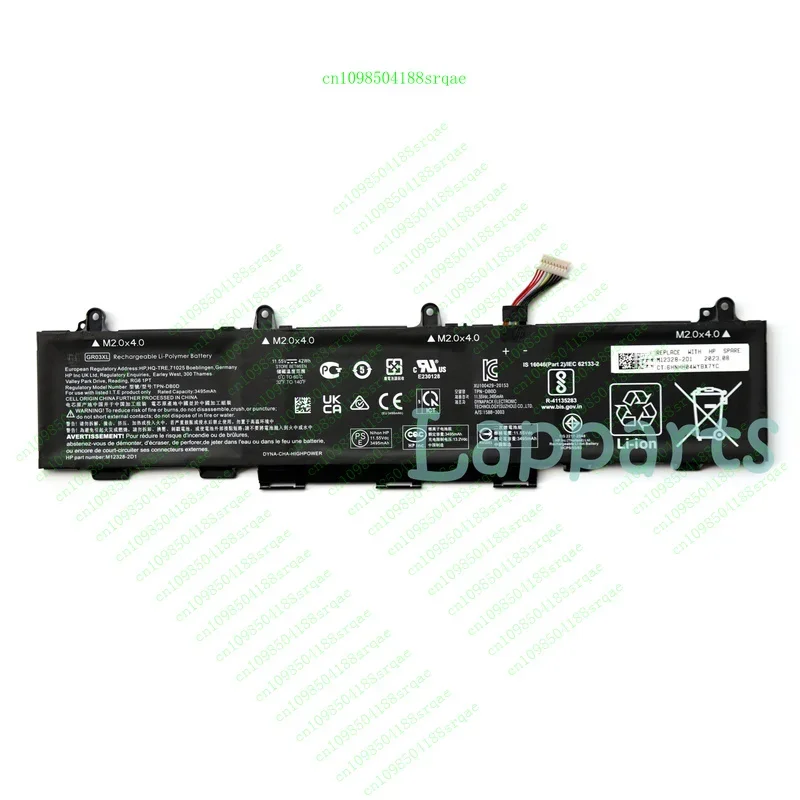 GR03XL New Original Battery for HP ProBook 635 AERO G7 M12328-2D1 TPN-DB0D"% Test"
GR03XL New Original Battery for HP ProBook 635 AERO G7 M12328-2D1 TPN-DB0D"% Test"
