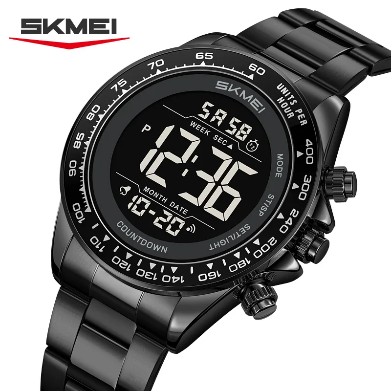 SKMEI 2659 New Sports Digital Watch Multi Functional Waterproof Steel Strip Business Leisure Men's Electronic Watch Reloj Hombre
SKMEI 2659 New Sports Digital Watch Multi Functional Waterproof Steel Strip Business Leisure Men's Electronic Watch Reloj Hombre