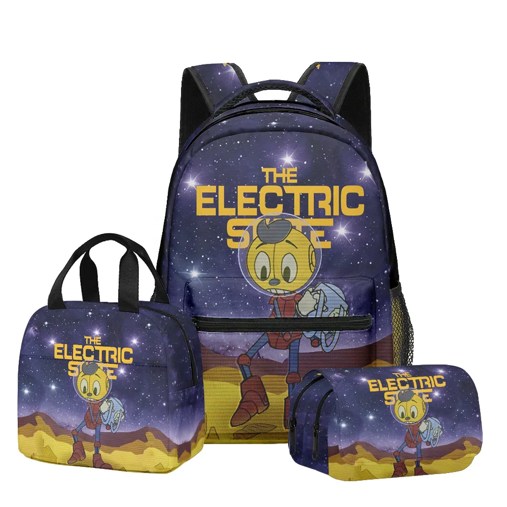 Luxury Popular Novelty The Electric State 3D Print 3pcs/Set student School Bags Travel Notebook Backpack Lunch bag Pencil Case
Luxury Popular Novelty The Electric State 3D Print 3pcs/Set student School Bags Travel Notebook Backpack Lunch bag Pencil Case