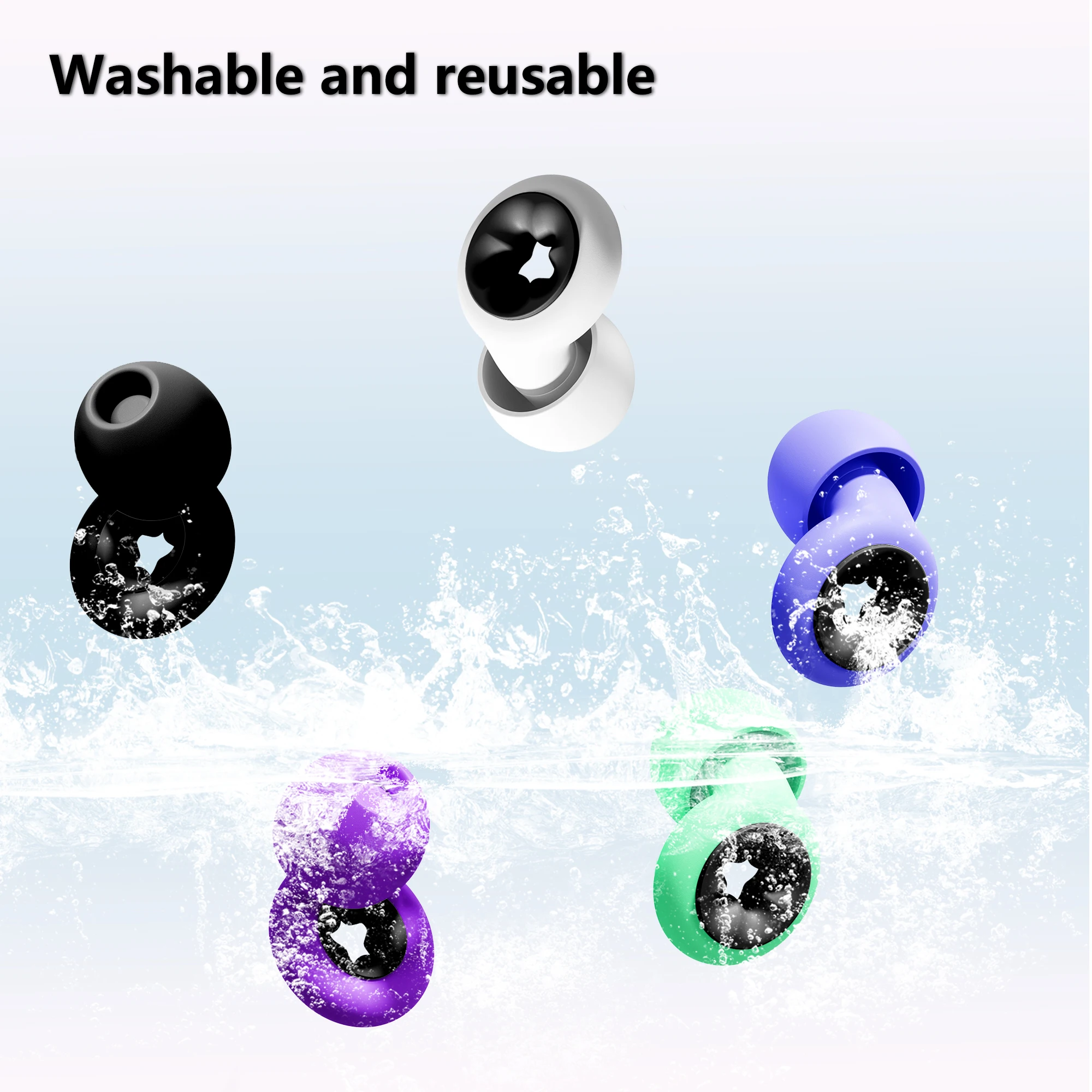HUAK plus High-Fidelity Ear Plugs + Mute for Extra Coverage Reusable Concert & Festival Ear Tips - 4 Sizes (XS/S/M/L)
HUAK plus High-Fidelity Ear Plugs + Mute for Extra Coverage Reusable Concert & Festival Ear Tips - 4 Sizes (XS/S/M/L)