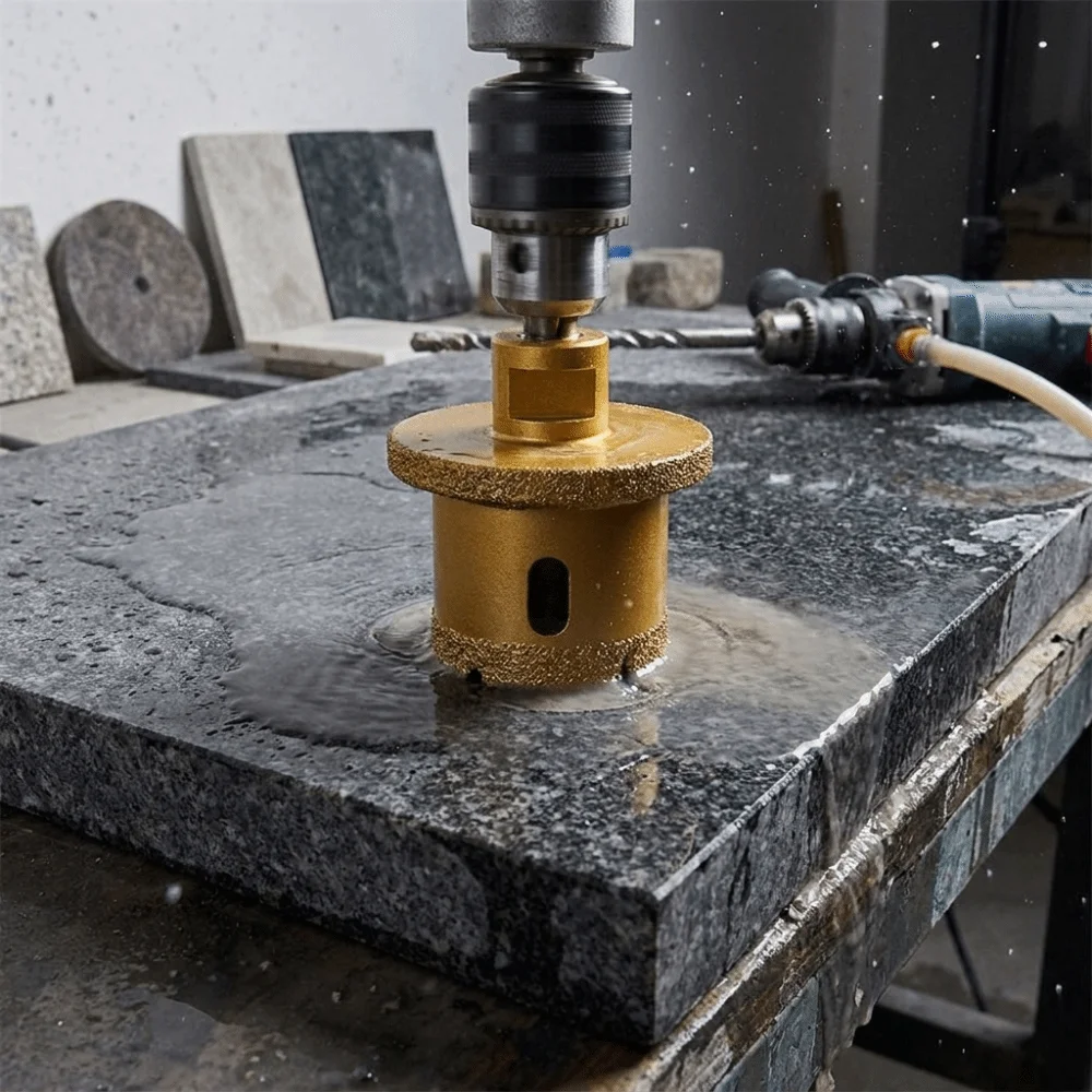 Vacuum Brazed Craft M14 Vacuum Brazed Diamond Hole Saw Firm Distribution Fine Diamond Grain Integrated Basin Cutter
Vacuum Brazed Craft M14 Vacuum Brazed Diamond Hole Saw Firm Distribution Fine Diamond Grain Integrated Basin Cutter