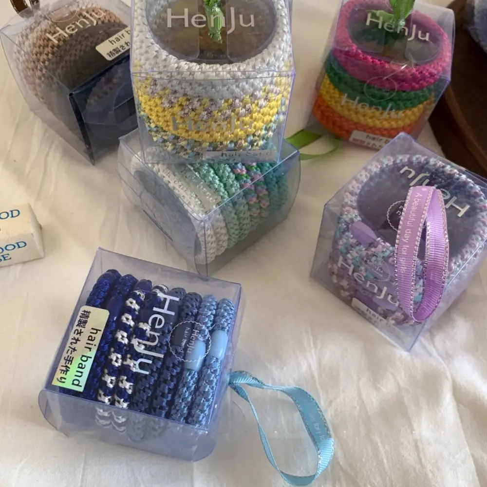 High Elasticity Basic Hair Rope Set Hair Tie Hair Ring Weave Rubber Band Korean Style Hair Accessories Colorful Hair Scrunchies
High Elasticity Basic Hair Rope Set Hair Tie Hair Ring Weave Rubber Band Korean Style Hair Accessories Colorful Hair Scrunchies