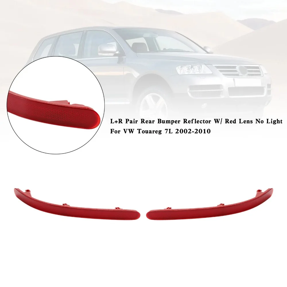 For VW Touareg 2002-2010 Car-Styling Red Car Left Right Tail Rear Bumper Reflector Light Rear Brake Lamp 7L6945106A 7L6945105A
For VW Touareg 2002-2010 Car-Styling Red Car Left Right Tail Rear Bumper Reflector Light Rear Brake Lamp 7L6945106A 7L6945105A