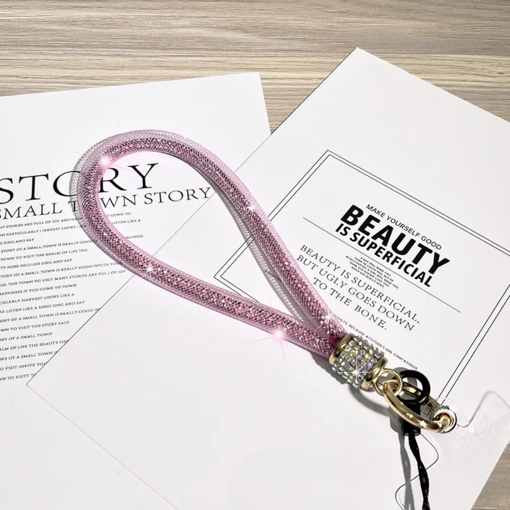 Fashion Durable Hanging Cord Mobile Phone Rope Temperament Nylon Mesh Rope Mobile Phone Chain Advanced Rhinestone Hanging Rope
Fashion Durable Hanging Cord Mobile Phone Rope Temperament Nylon Mesh Rope Mobile Phone Chain Advanced Rhinestone Hanging Rope