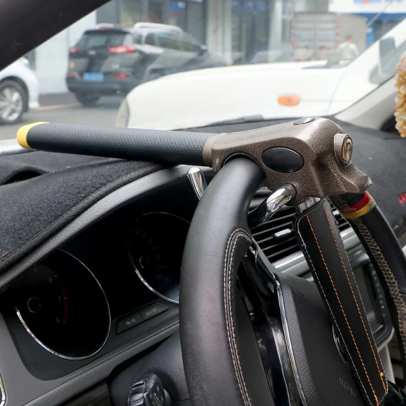 Car Steering Wheel Lock Foldable Automobile Steering Lock Anti Theft Protection T-Locks Security Car Locks for Car Accessories
Car Steering Wheel Lock Foldable Automobile Steering Lock Anti Theft Protection T-Locks Security Car Locks for Car Accessories