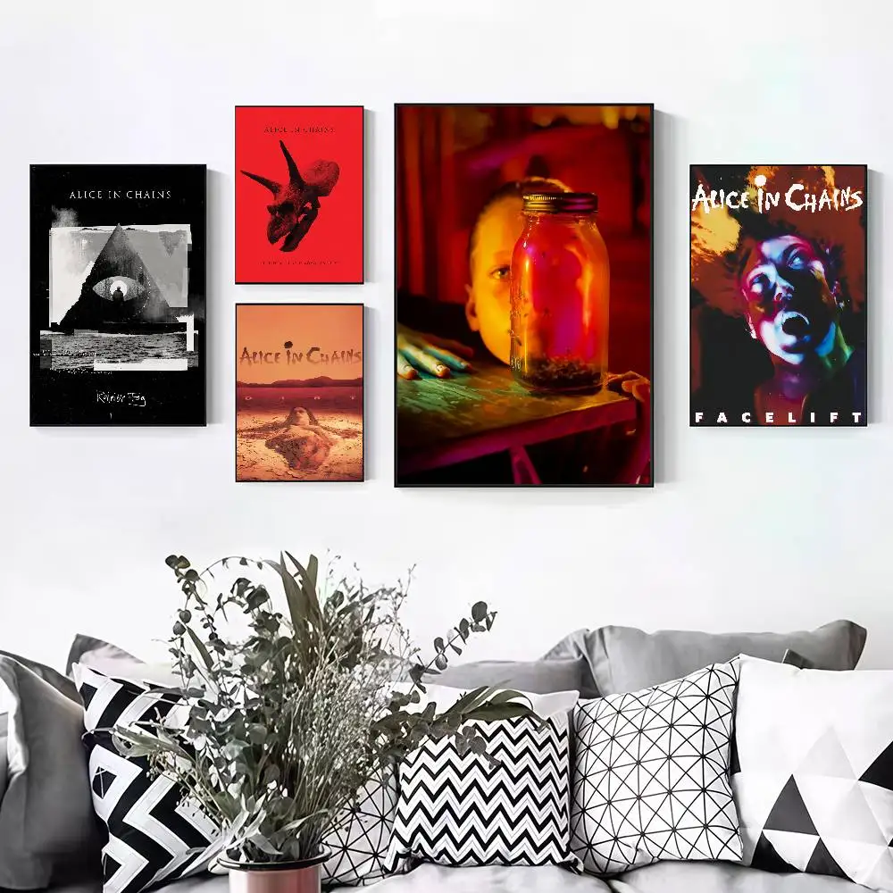 A-Alice In C-Chains Rainier Fog Peelable Self-adhesive Poster Stickers Are Suitable For Frameless Wall Decoration In A Room
A-Alice In C-Chains Rainier Fog Peelable Self-adhesive Poster Stickers Are Suitable For Frameless Wall Decoration In A Room