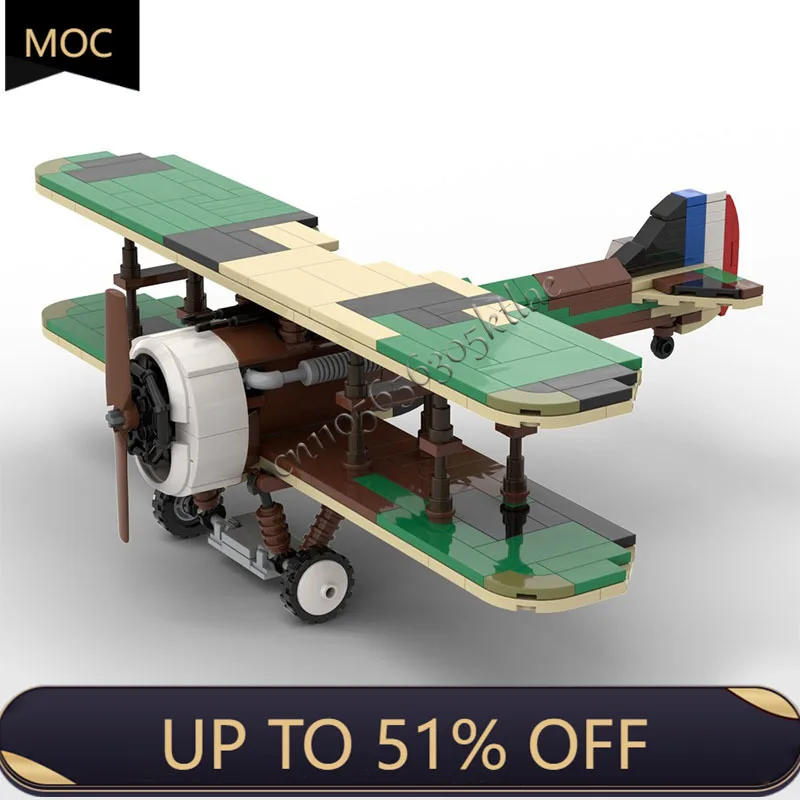 416 Parts Single Seat Biplane Fighter Model MOC Building Blocks Bricks Creative Assembly Toy For Children Popular Christmas Gift
416 Parts Single Seat Biplane Fighter Model MOC Building Blocks Bricks Creative Assembly Toy For Children Popular Christmas Gift