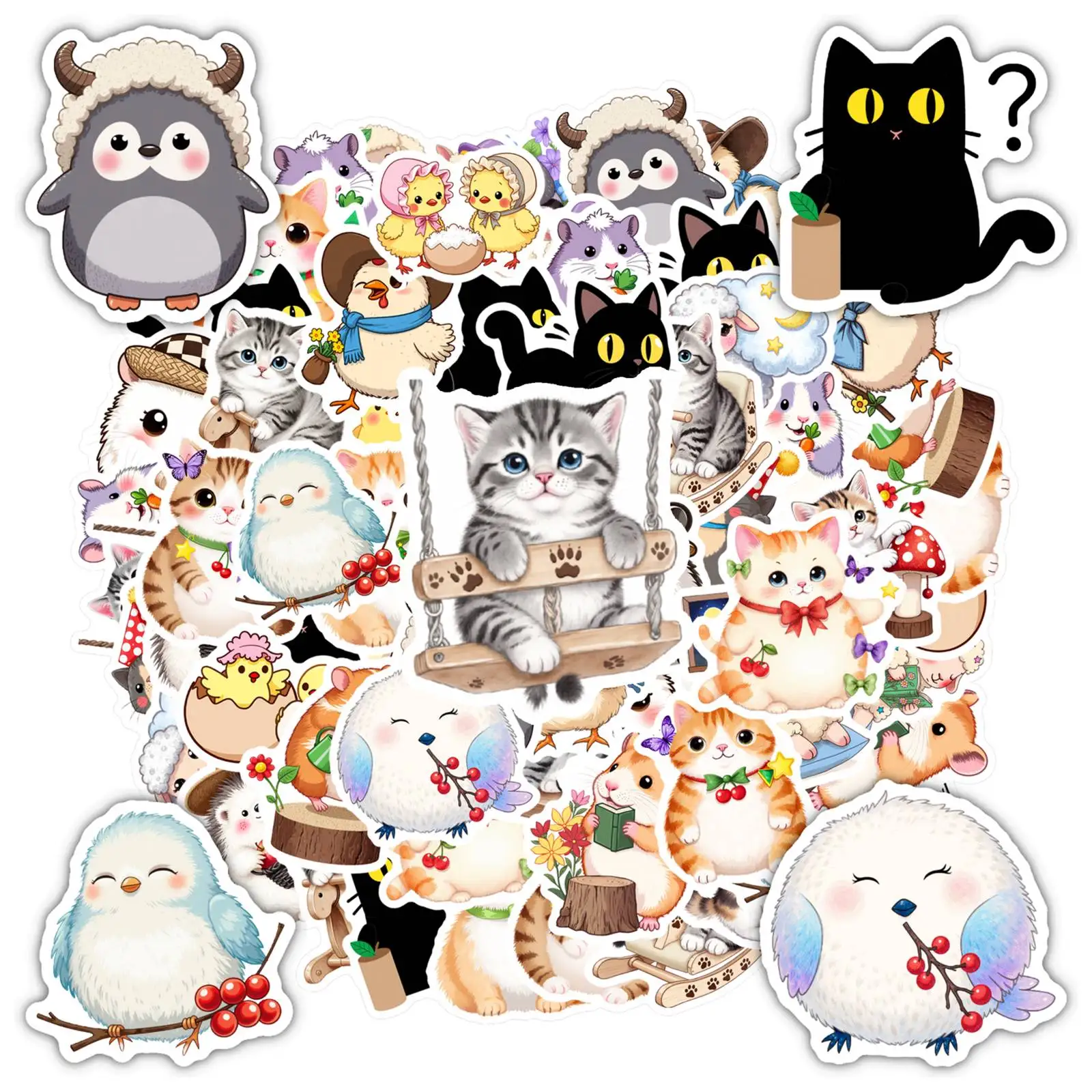 35pcs Playful Cute Animals Stickers Cartoon Cartoon Pets Teacher Reward Stickers Funny Stickers For DIY Phone Laptop Scrapbook
35pcs Playful Cute Animals Stickers Cartoon Cartoon Pets Teacher Reward Stickers Funny Stickers For DIY Phone Laptop Scrapbook