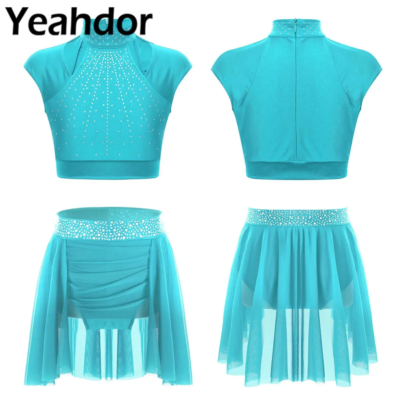 Детские комплекты для балетной гимнастики для девочек, укороченный топ с рюшами, нерегулярная юбка для фигурного катания, танцевальная одежда, лирическое танцевальное представление
Детские комплекты для балетной гимнастики для девочек, укороченный топ с рюшами, нерегулярная юбка для фигурного катания, танцевальная одежда, лирическое танцевальное представление