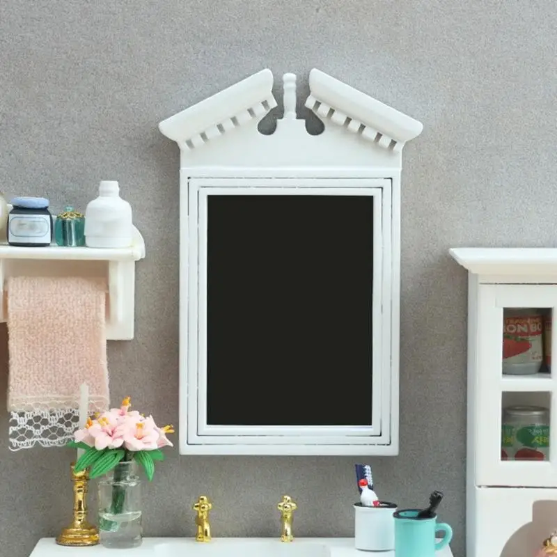 1:12 Scale Miniature White Wooden Mirror Model Figurine For Doll House Bathroom Decoration And Realistic Scene Setting A2UB
1:12 Scale Miniature White Wooden Mirror Model Figurine For Doll House Bathroom Decoration And Realistic Scene Setting A2UB