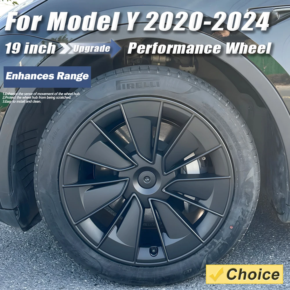 YIKUN 4PCS Hub Cap 19 Inch For Tesla Model Y Automobile Gemini Hubcap Full Cover Performance Wheel Cap Car accessories 2018-2024
YIKUN 4PCS Hub Cap 19 Inch For Tesla Model Y Automobile Gemini Hubcap Full Cover Performance Wheel Cap Car accessories 2018-2024