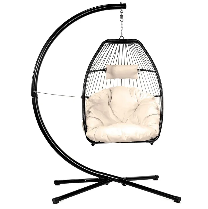 Hand Made Rattan Chair Hammock Swing Egg Chair With Stand Outdoor Indoor Furniture Sets
Hand Made Rattan Chair Hammock Swing Egg Chair With Stand Outdoor Indoor Furniture Sets
