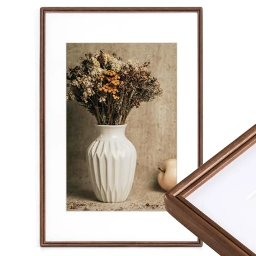 16x24 Poster Frame, Picture Frame with High Tempered Glass, Handcrafted Rounded Corner 16 by 24 Wooden Frame Matted to 12x18 Ph
16x24 Poster Frame, Picture Frame with High Tempered Glass, Handcrafted Rounded Corner 16 by 24 Wooden Frame Matted to 12x18 Ph
