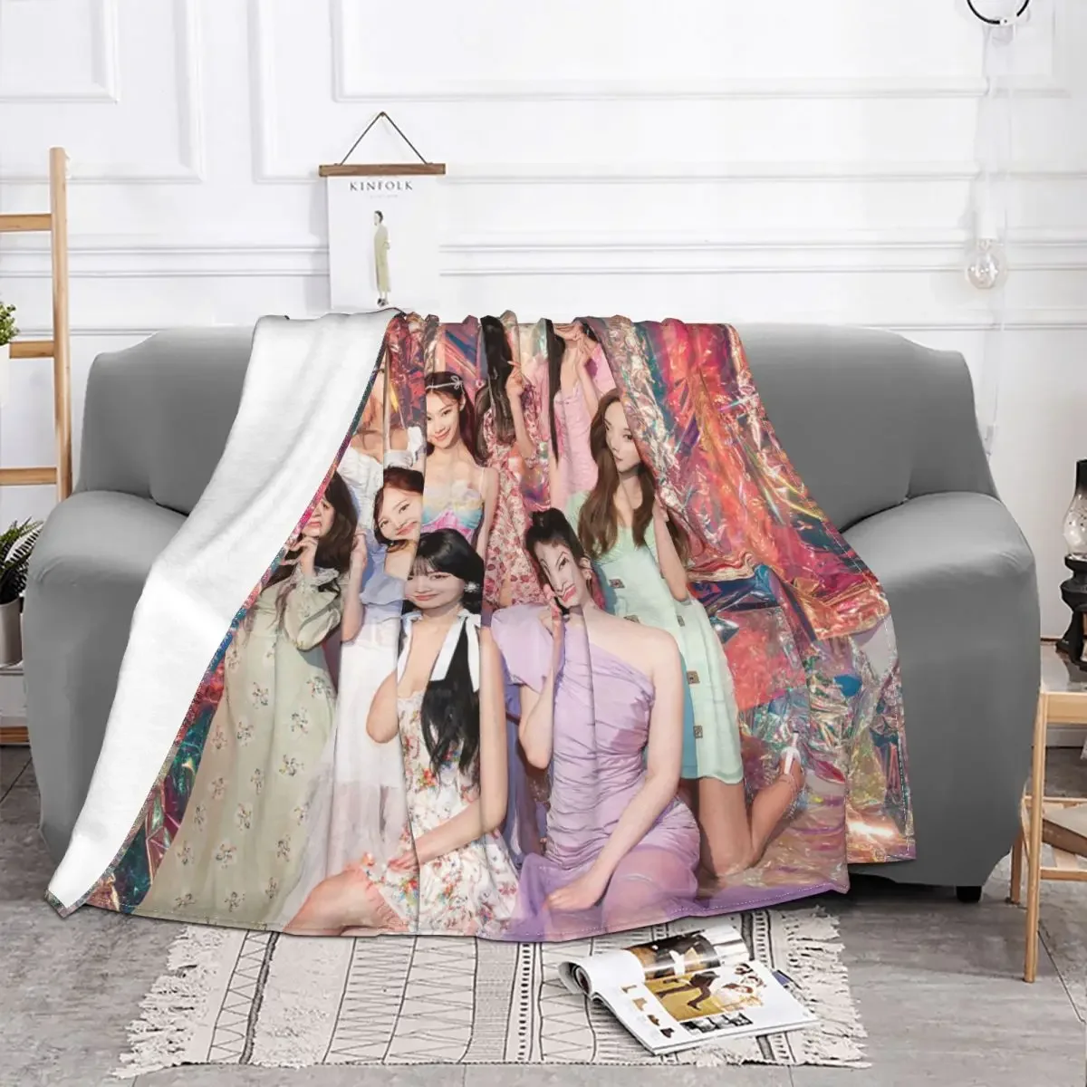 Baby Blankets Korean Women's Group TWICE Plaid Fleece Print Super Multi-function Soft Throw Blankets for Sofa Outdoor Rug Piece
Baby Blankets Korean Women's Group TWICE Plaid Fleece Print Super Multi-function Soft Throw Blankets for Sofa Outdoor Rug Piece