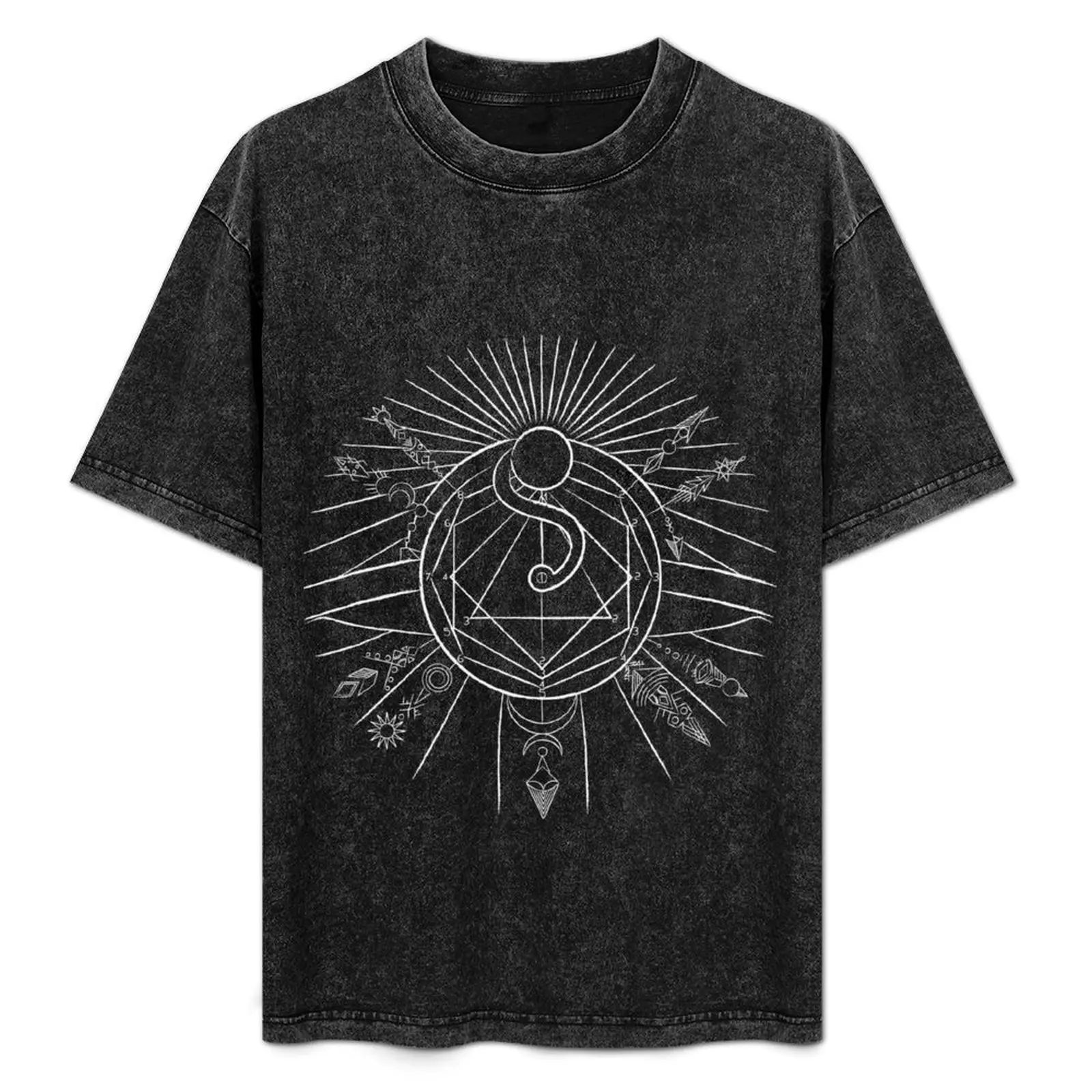 Zen hurdy-gurdy mandala - white pattern T-Shirt Industrial Work Tee Shirt
Zen hurdy-gurdy mandala - white pattern T-Shirt Industrial Work Tee Shirt