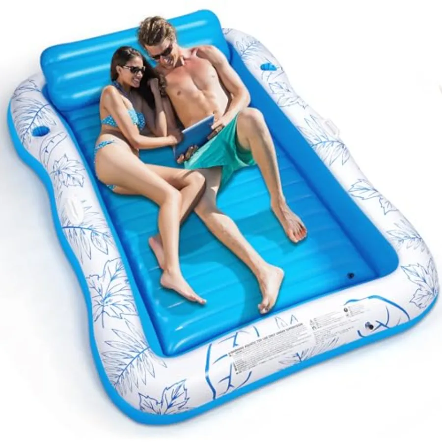 Inflatable Adult Pool Lounger Float - Large Beach Sun Tanning Floats Raft Sunbathing Water Lounge Floaties Tub with Drink Holde
Inflatable Adult Pool Lounger Float - Large Beach Sun Tanning Floats Raft Sunbathing Water Lounge Floaties Tub with Drink Holde