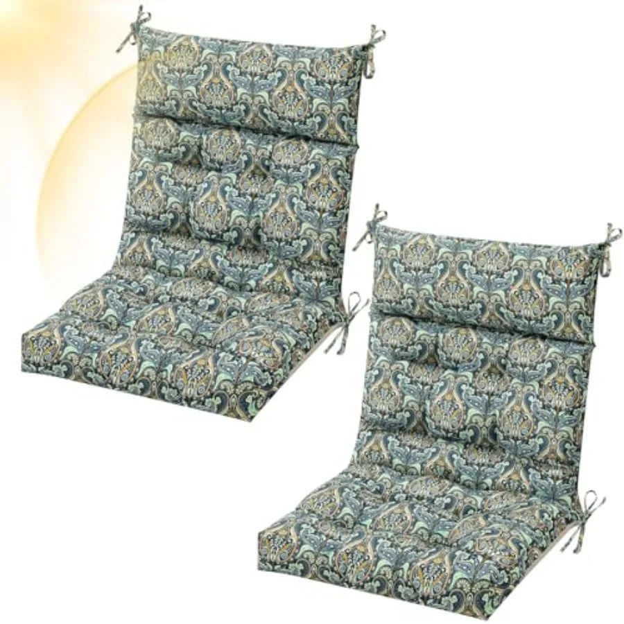 Pcs Patio Chair Cushions Outdoor Chair Cushions Seat/Back Tufted Pillow with Ties All Weather Replacement Indoor Patio Furnitur
Pcs Patio Chair Cushions Outdoor Chair Cushions Seat/Back Tufted Pillow with Ties All Weather Replacement Indoor Patio Furnitur