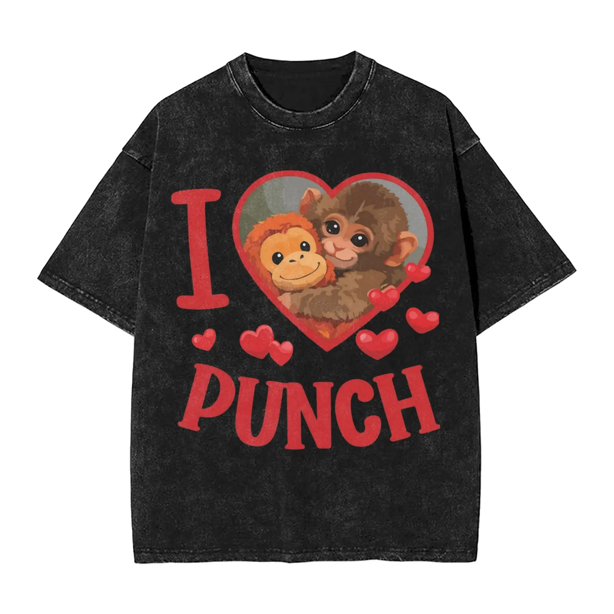 Мужская футболка с эффектом потертости, с принтом «I Love Cute Punch Monkey Heart», в стиле хип-хоп, уличная мода, с коротким рукавом, графический принт
Мужская футболка с эффектом потертости, с принтом «I Love Cute Punch Monkey Heart», в стиле хип-хоп, уличная мода, с коротким рукавом, графический принт
