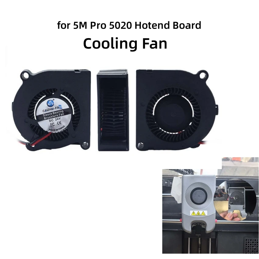 Для 5M Pro Dual Ball Fan 5020 Экструдер Охлаждающий вентилятор Аксессуары для 3D-принтеров
Для 5M Pro Dual Ball Fan 5020 Экструдер Охлаждающий вентилятор Аксессуары для 3D-принтеров