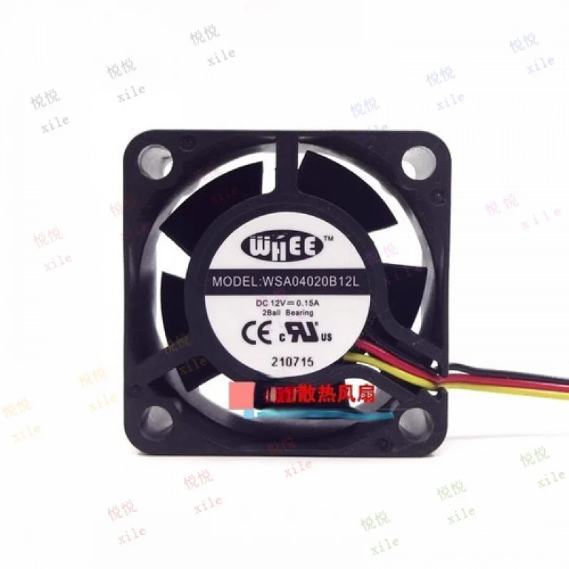 L+ for WHEE WSA04020B12L 12V 0.15A 4020 4CM 3-wire Dual Ball Chassis Cooling Fan
L+ for WHEE WSA04020B12L 12V 0.15A 4020 4CM 3-wire Dual Ball Chassis Cooling Fan