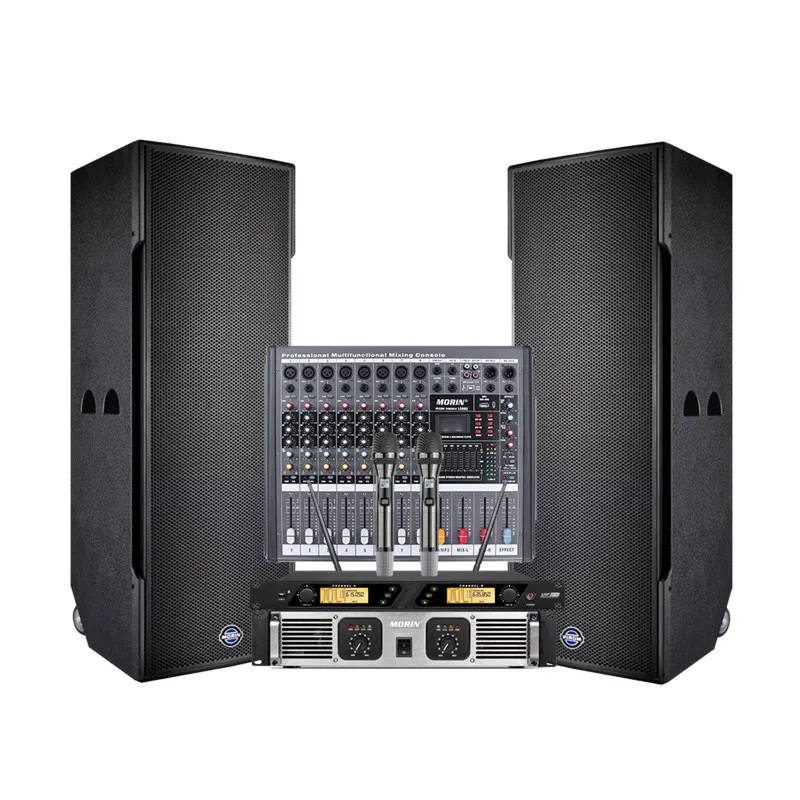 Dual 15" Professional Speakers Audio Mixer Sound System For Stage Concert Speaker Box
Dual 15" Professional Speakers Audio Mixer Sound System For Stage Concert Speaker Box