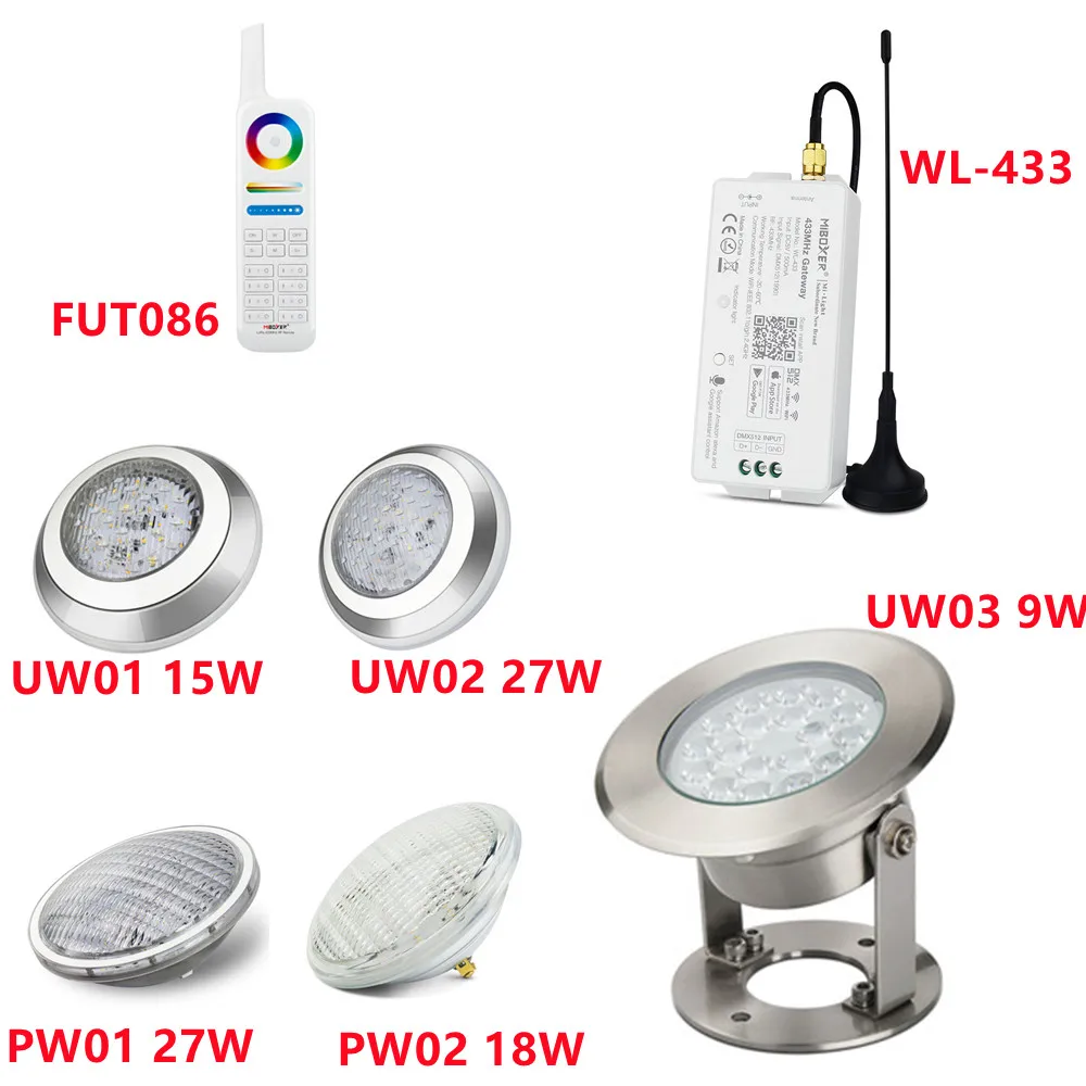 DMX512 to 2.4G wireless led controller 8-Zone Remote for 9W/15W/27W/18W RGB+CCT Wall-mounted LED Underwater Pool Light RGB strip
DMX512 to 2.4G wireless led controller 8-Zone Remote for 9W/15W/27W/18W RGB+CCT Wall-mounted LED Underwater Pool Light RGB strip