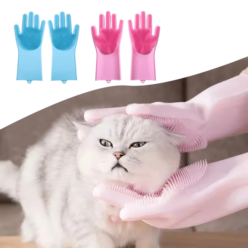 1Pair Pet Bathing Gloves Dog Cat Bathing Artifact Anti-scratch Anti-bite Soft Silicone Glove Hand Skin Protection Pet Supplies
1Pair Pet Bathing Gloves Dog Cat Bathing Artifact Anti-scratch Anti-bite Soft Silicone Glove Hand Skin Protection Pet Supplies