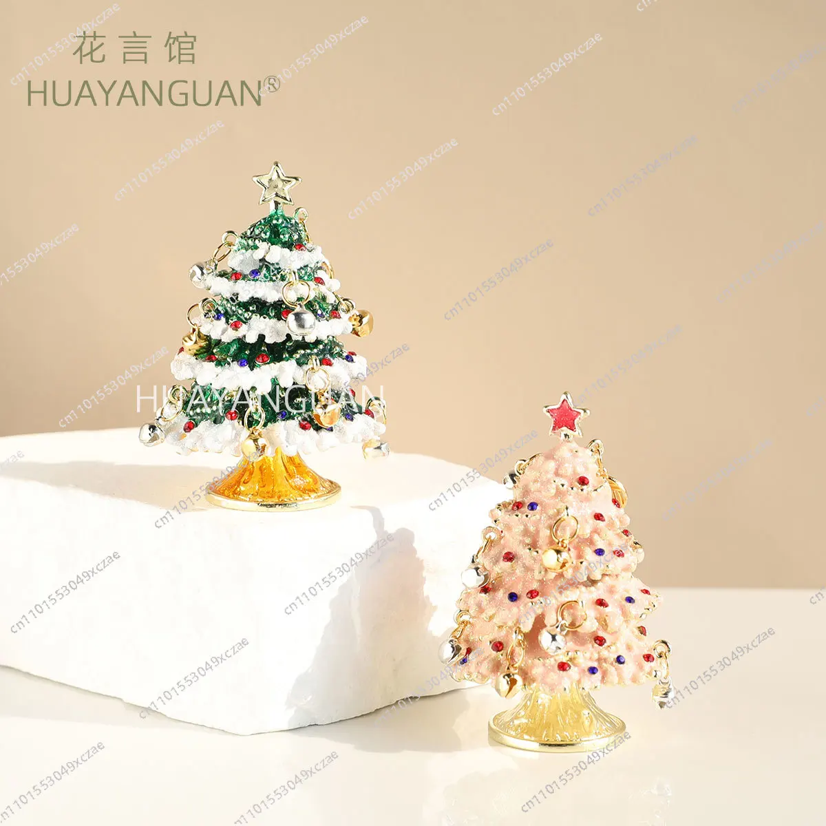 Jewelry box Enamel luminous bells Christmas tree jewelry box Proposal ring box High-end gift ornament
Jewelry box Enamel luminous bells Christmas tree jewelry box Proposal ring box High-end gift ornament