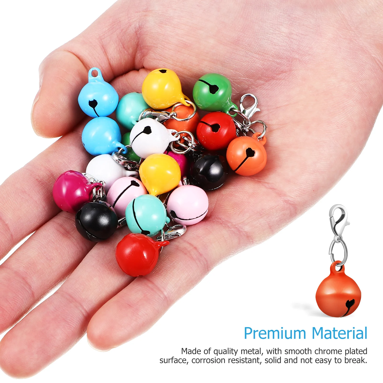 20 pcs Pet Collar Bells Dog Charms Copper Kitten Puppy Accessories Small Festive Crisp Sound Durable Multi-Color Cat Supplies
20 pcs Pet Collar Bells Dog Charms Copper Kitten Puppy Accessories Small Festive Crisp Sound Durable Multi-Color Cat Supplies