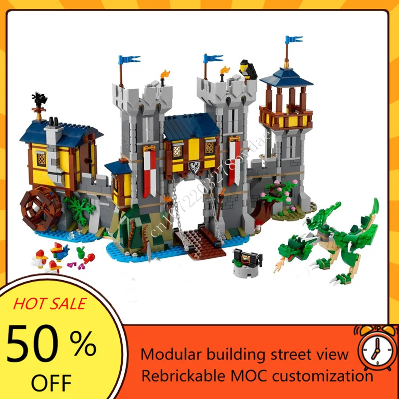 1426PCS MOC Medieval Castle Custom Puzzle Model Arcane Kingdom of Löwenstein Technical DIY Set Toy For Birthday kid Holiday Gift
1426PCS MOC Medieval Castle Custom Puzzle Model Arcane Kingdom of Löwenstein Technical DIY Set Toy For Birthday kid Holiday Gift