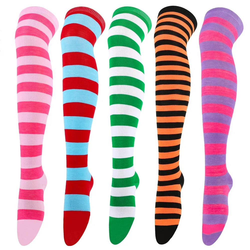 European and American Christmas Socks Knitted Striped Thigh Socks Knee Socks Long Socks COS Animation Party Stockings Women
European and American Christmas Socks Knitted Striped Thigh Socks Knee Socks Long Socks COS Animation Party Stockings Women