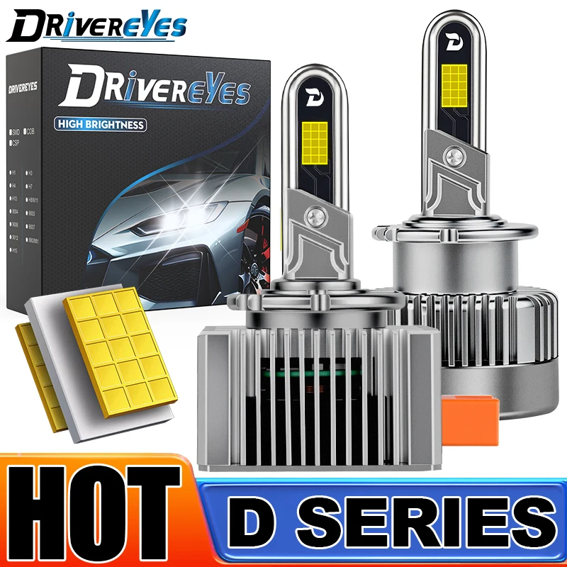 D SERIES LED Car Headlight Bulbs D1S D3S D2S D4S D5S D8S Canbus HID 12V D2R D4R Auto Lamp Plug&Play 1:1 Replace Xenon Lights 12V
D SERIES LED Car Headlight Bulbs D1S D3S D2S D4S D5S D8S Canbus HID 12V D2R D4R Auto Lamp Plug&Play 1:1 Replace Xenon Lights 12V